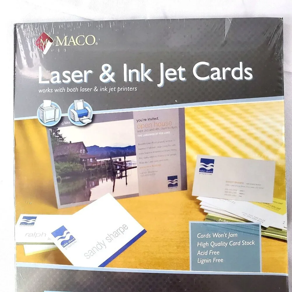 Maco Laser & Ink Jet Business Cards 2